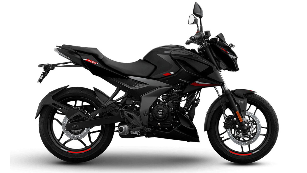 Bajaj Pulsar N160 Black Dual Channel ABS