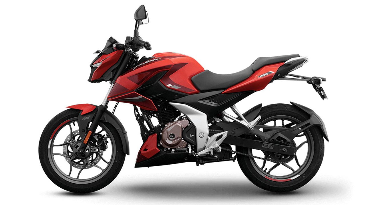 Bajaj Pulsar N160 Red Single Channel ABS