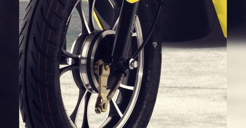 Hero Electric Eddy Front Brake View