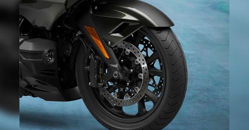 Honda Goldwing Front Tyre View