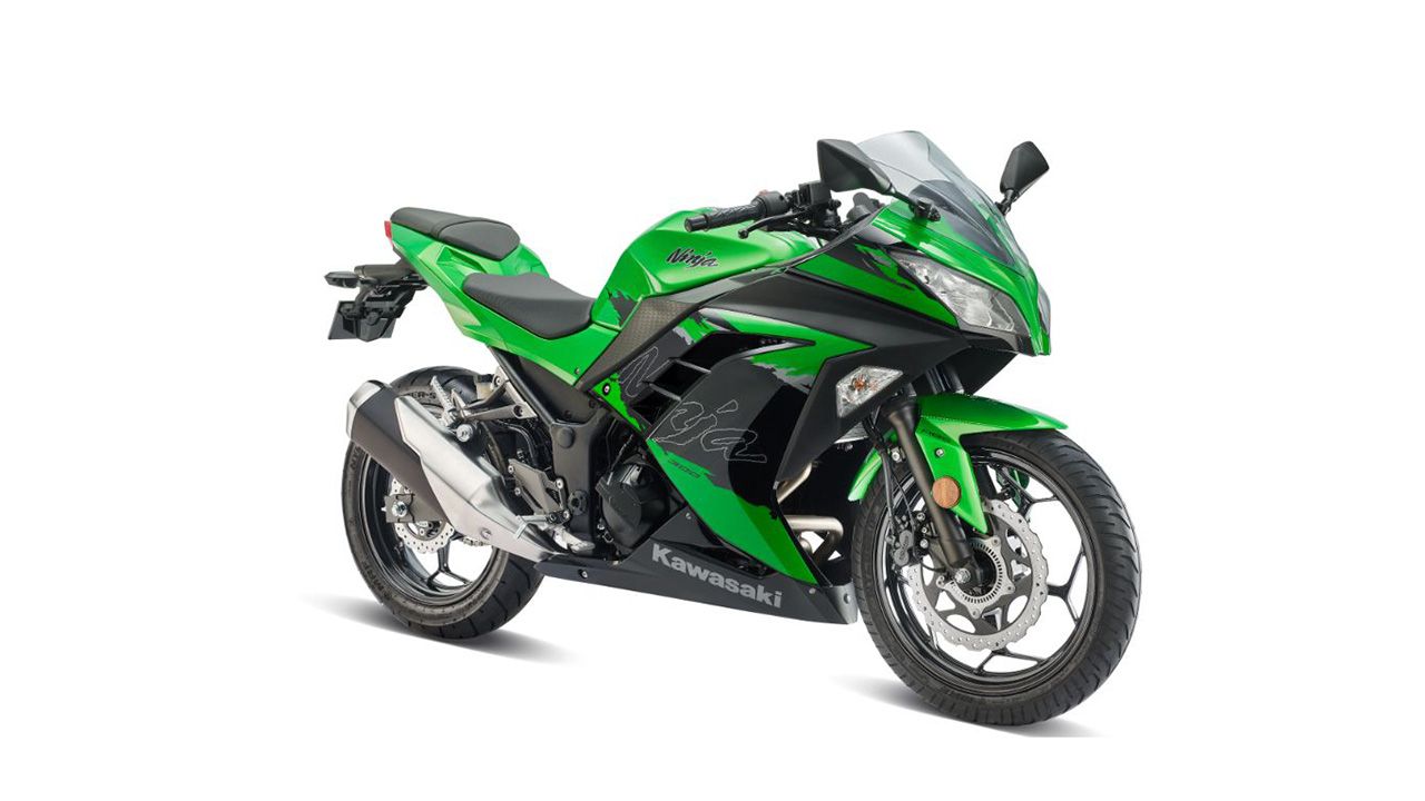 Kawasaki Ninja 300 Candy Lime Green