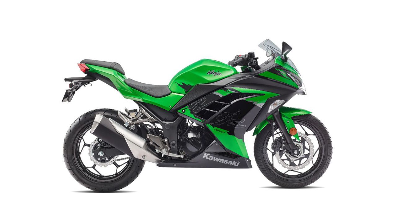 Kawasaki Ninja 300 Side View