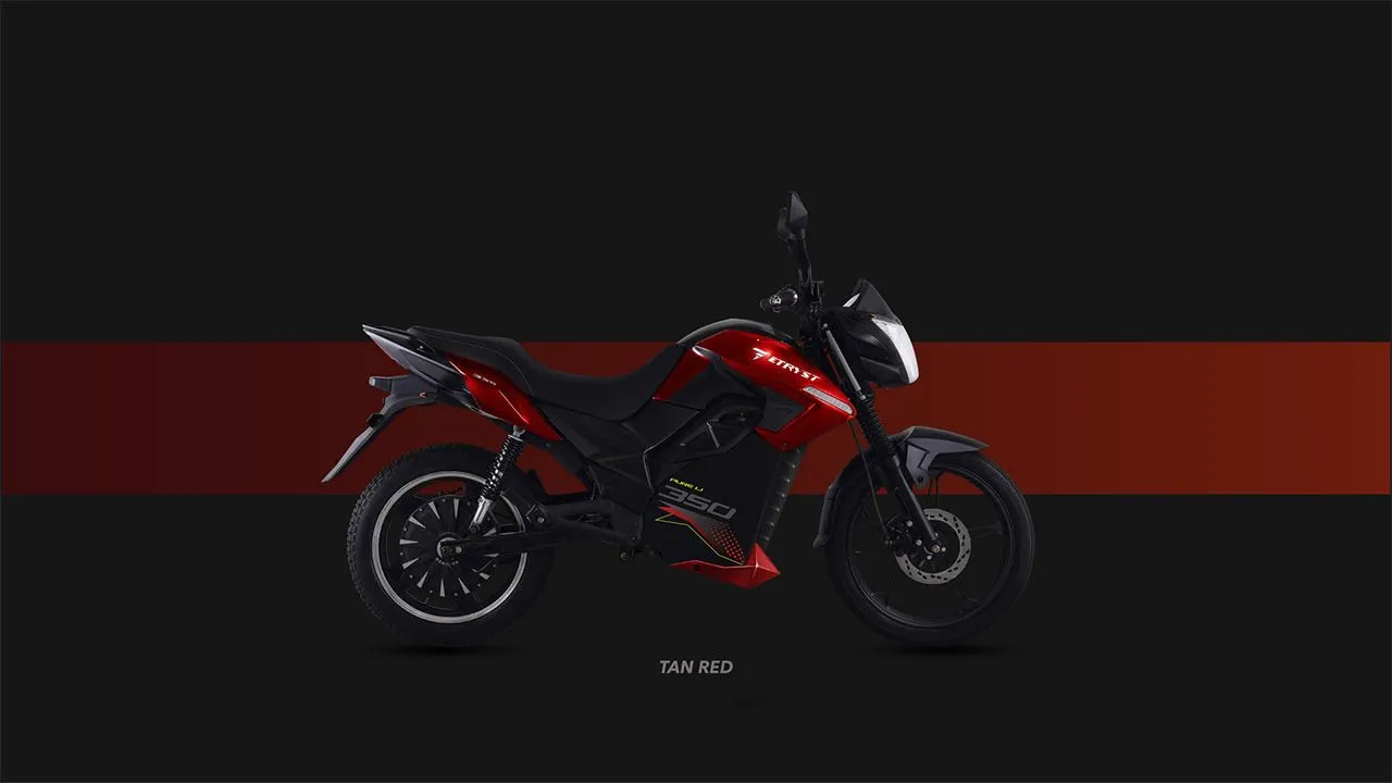 PURE EV Etryst 350 Tan Red