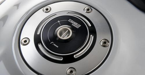 Ducati Scrambler Urban Motard Accessories Billet aluminium tank cap