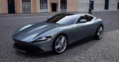 Ferrari Roma Side Mirror Rear Angle