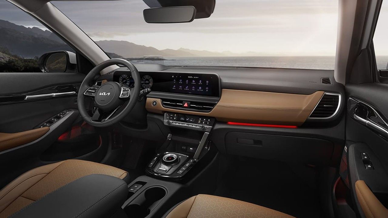 Kia Seltos Facelift Dashboard