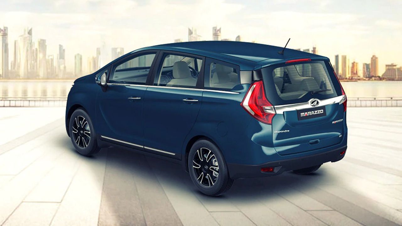 Mahindra Marazzo Left Rear Three Quarter