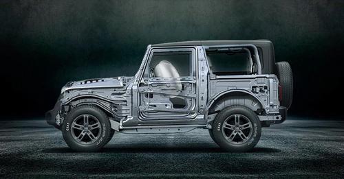 Mahindra Thar Air Bags 3d