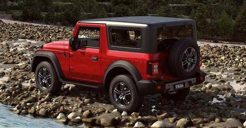 Mahindra Thar Rear Left Front Three Quarter