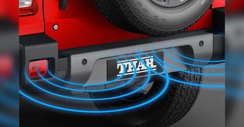 Mahindra Thar Rear Parking Sensors Top View