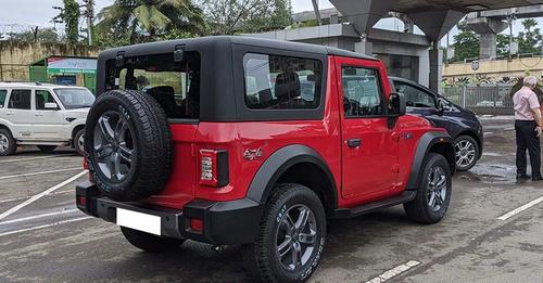 Mahindra Thar Rear Right Front Three Quarter
