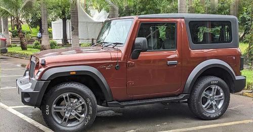 Mahindra Thar Side Mirror Rear Angle
