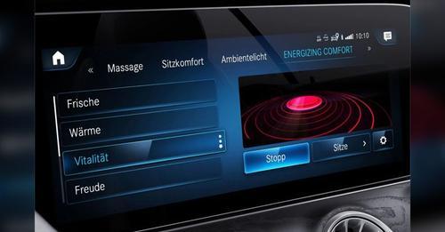 Mercedes Benz AMG E63 Infotainment System Main Menu