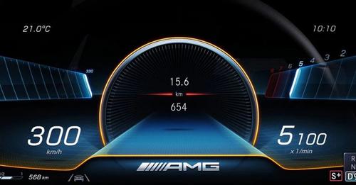 Mercedes Benz AMG E63 Instrumentation Console On Start Up
