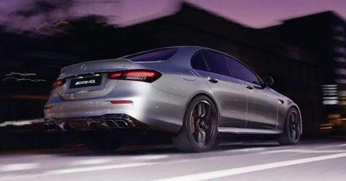 Mercedes Benz AMG E63 Rear Righ Front Three Quarter