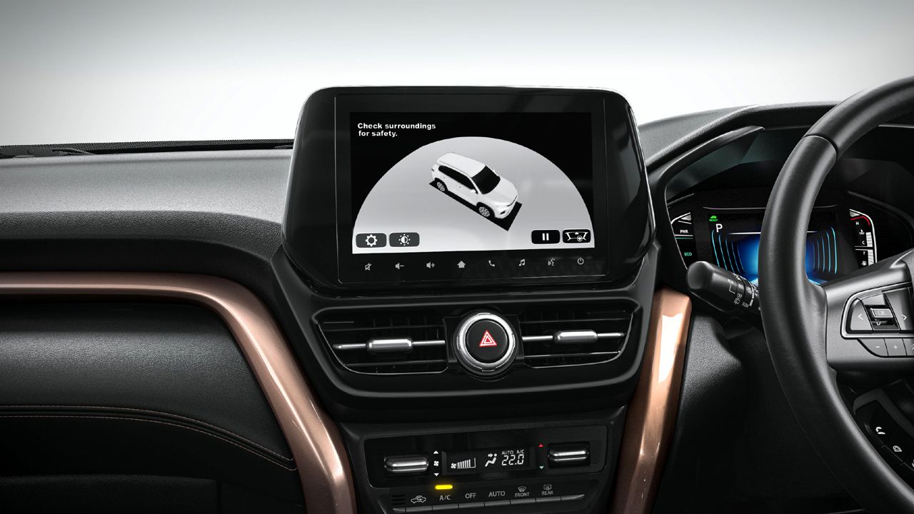 New Maruti Suzuki Grand Vitara Infotainment Screen