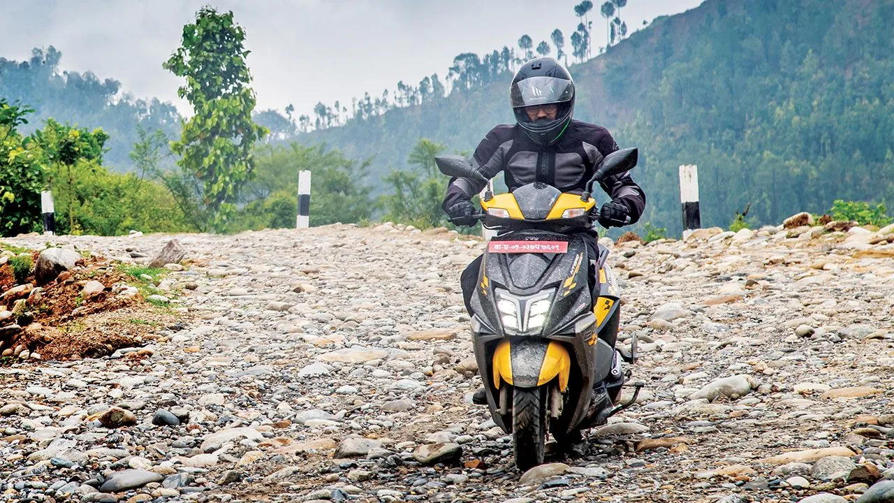 TVS Ntorq 125 Offroad Riding