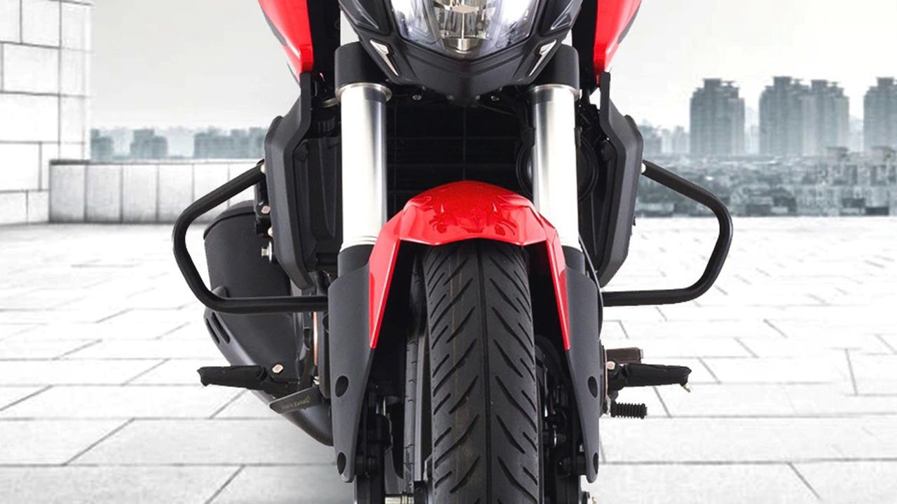 Bajaj Dominar 250 Leg Guard View