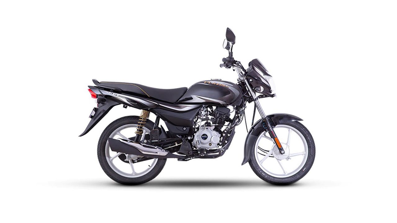 Bajaj Platina 100 Black Silver