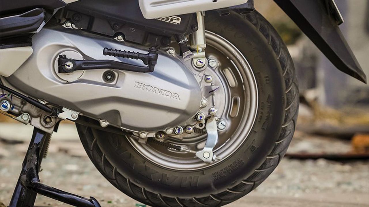 Honda Activa 6G Rear Tyre View