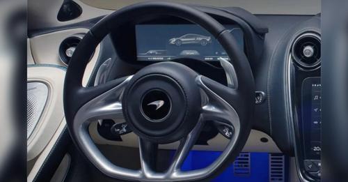 McLaren GT Steering Close Up