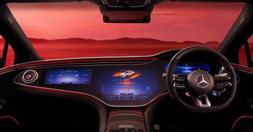 Mercedes Benz AMG EQS Full Dashboard Center