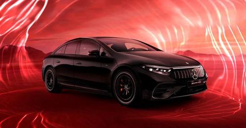 Mercedes Benz AMG EQS Left Front Three Quarter