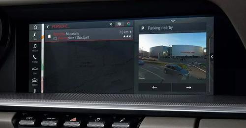 Porsche 911 Rear View Camera Paring Sensor View