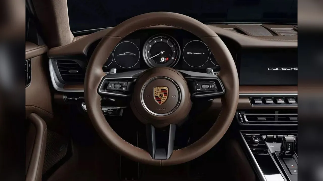 Porsche 911 Steering Close Up