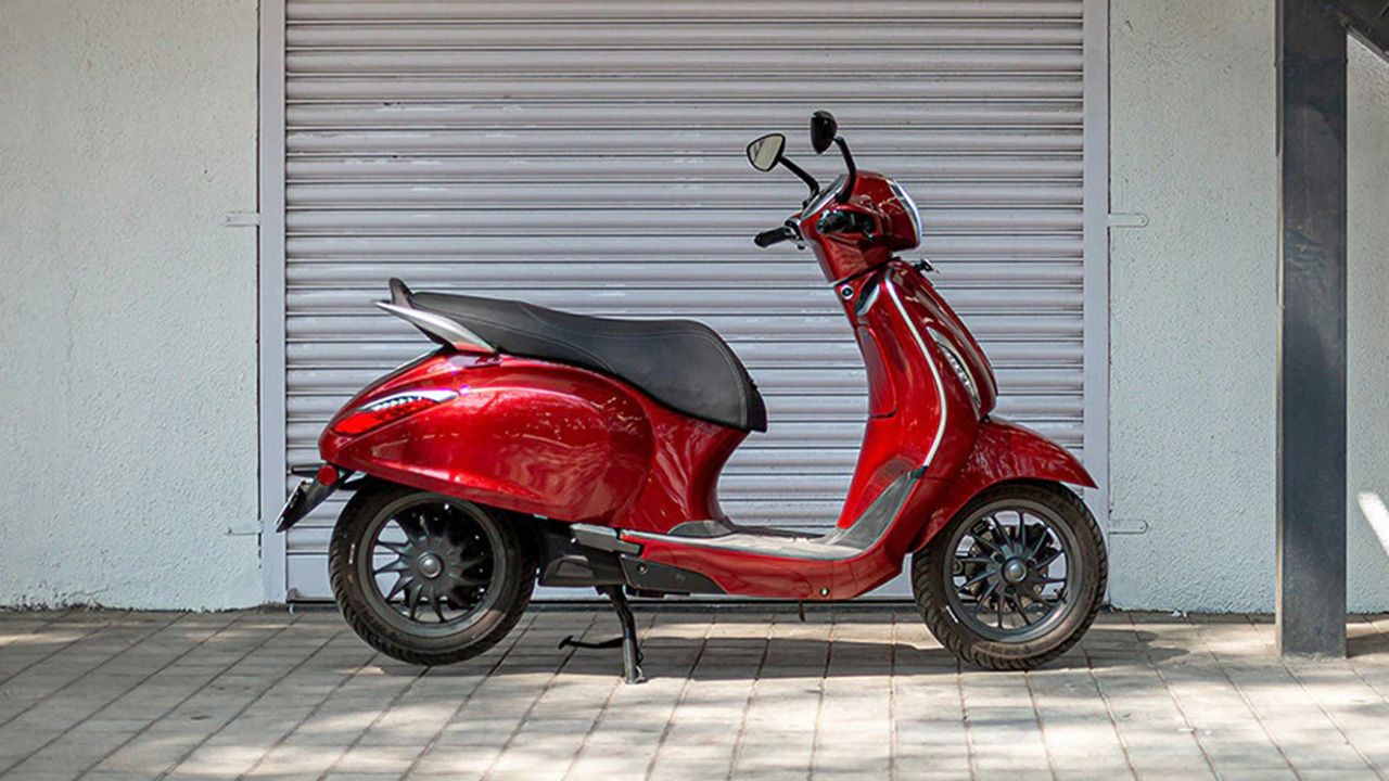 Bajaj Chetak Left Side View