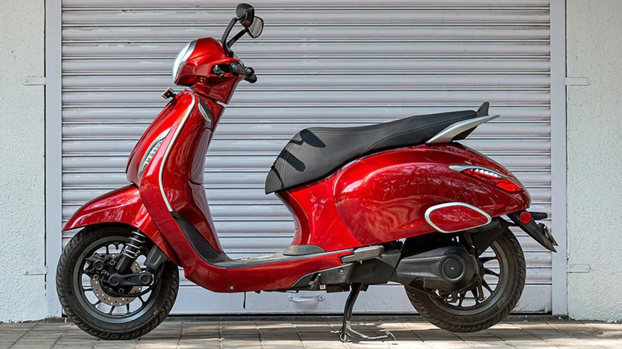 Bajaj Chetak Rear Left View