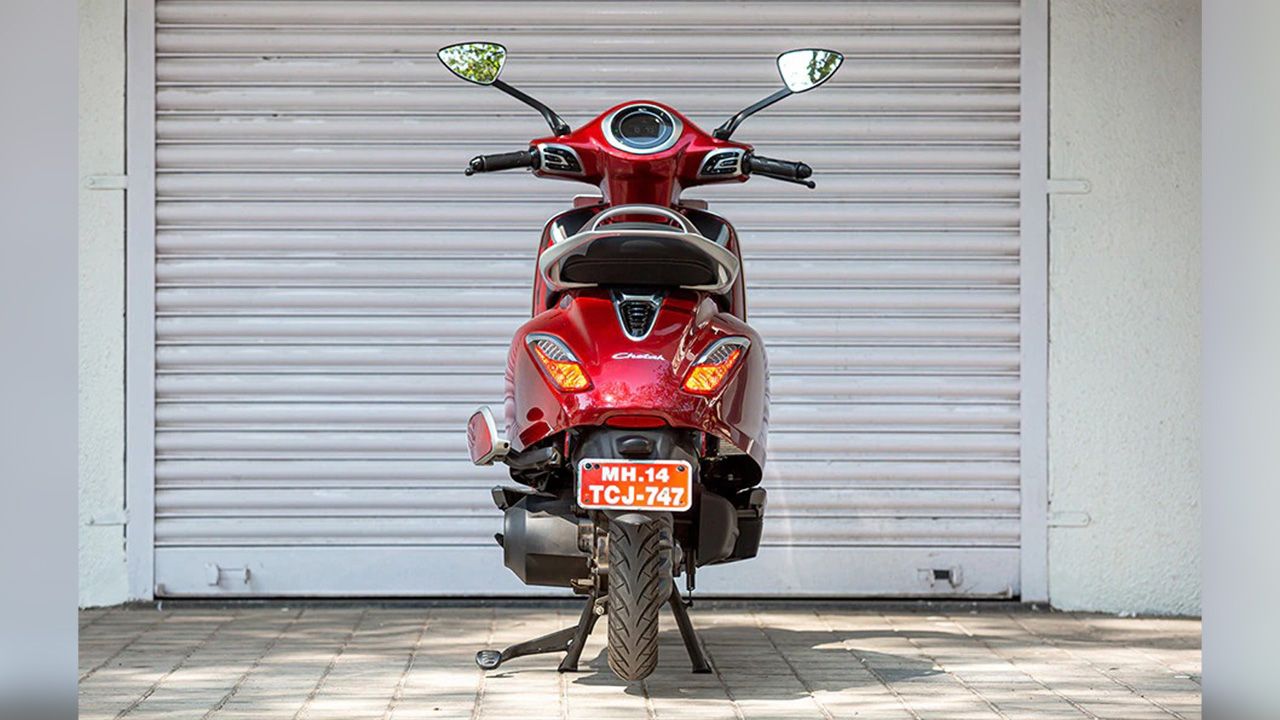 Bajaj Chetak Rear View