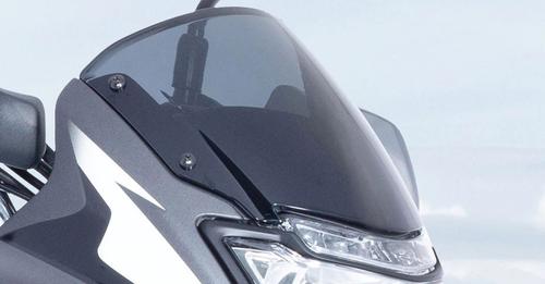 Bajaj Platina 110 Windshield View