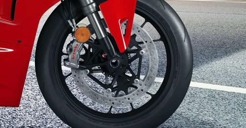 Ducati Panigale V4 Front Tyre View