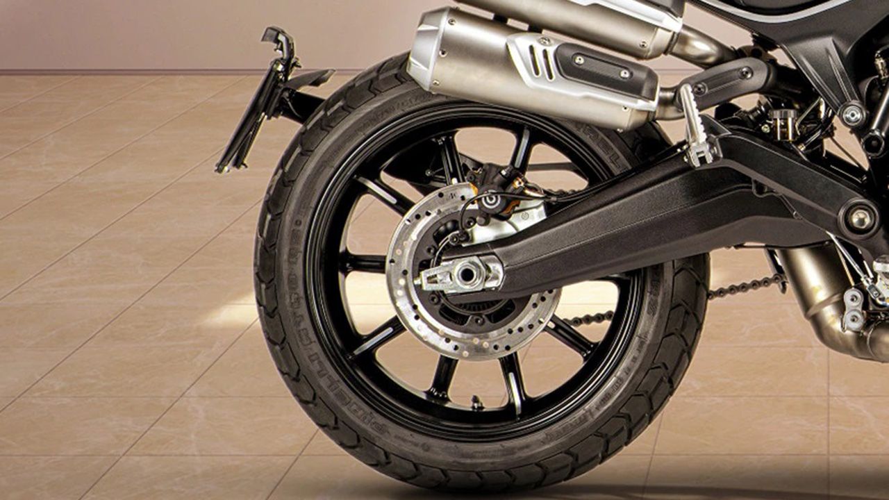 Ducati Scrambler 1100 Rear Tyre View