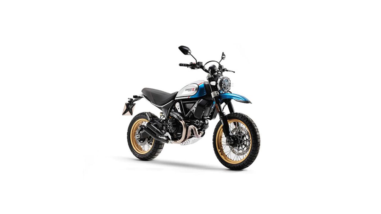 Ducati Scrambler Desert Sled Silver And Blue