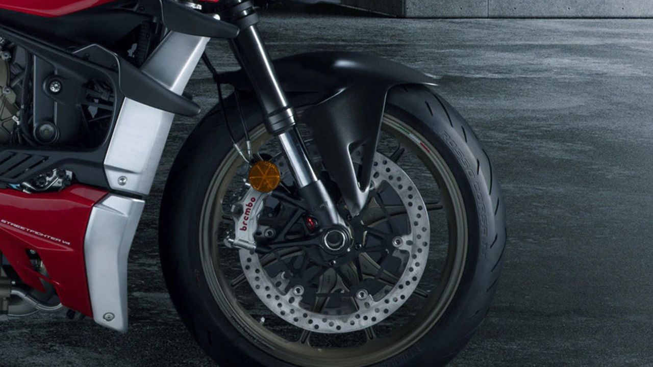Ducati Streetfighter V4 Front Brake View