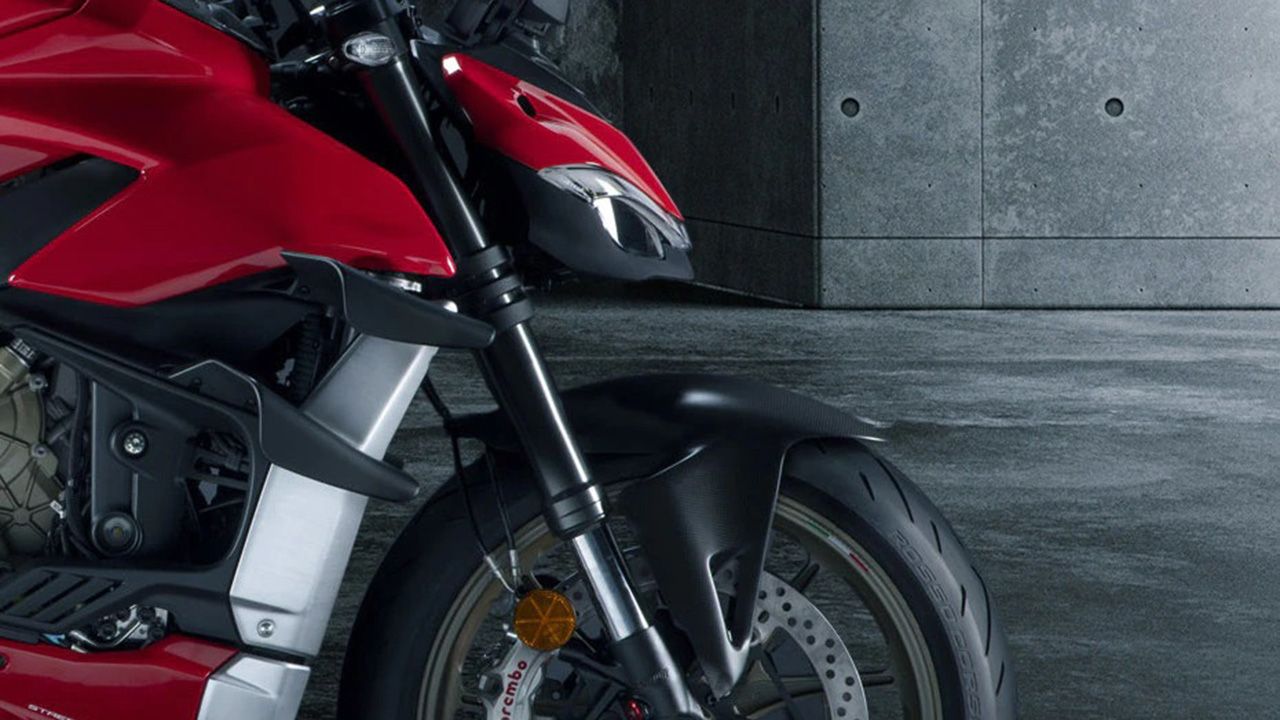 Ducati Streetfighter V4 Front Suspension View