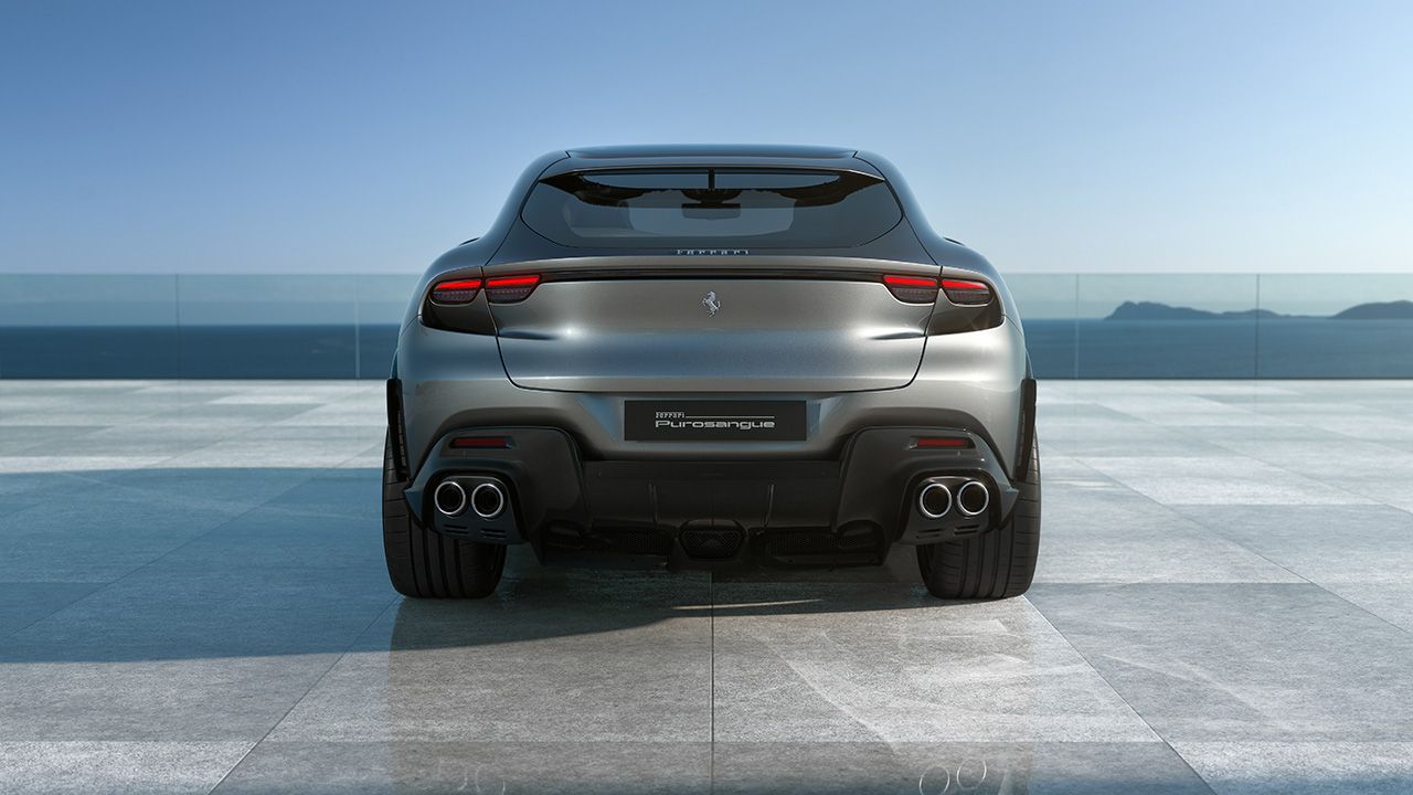 Ferrari Purosangue Rear View