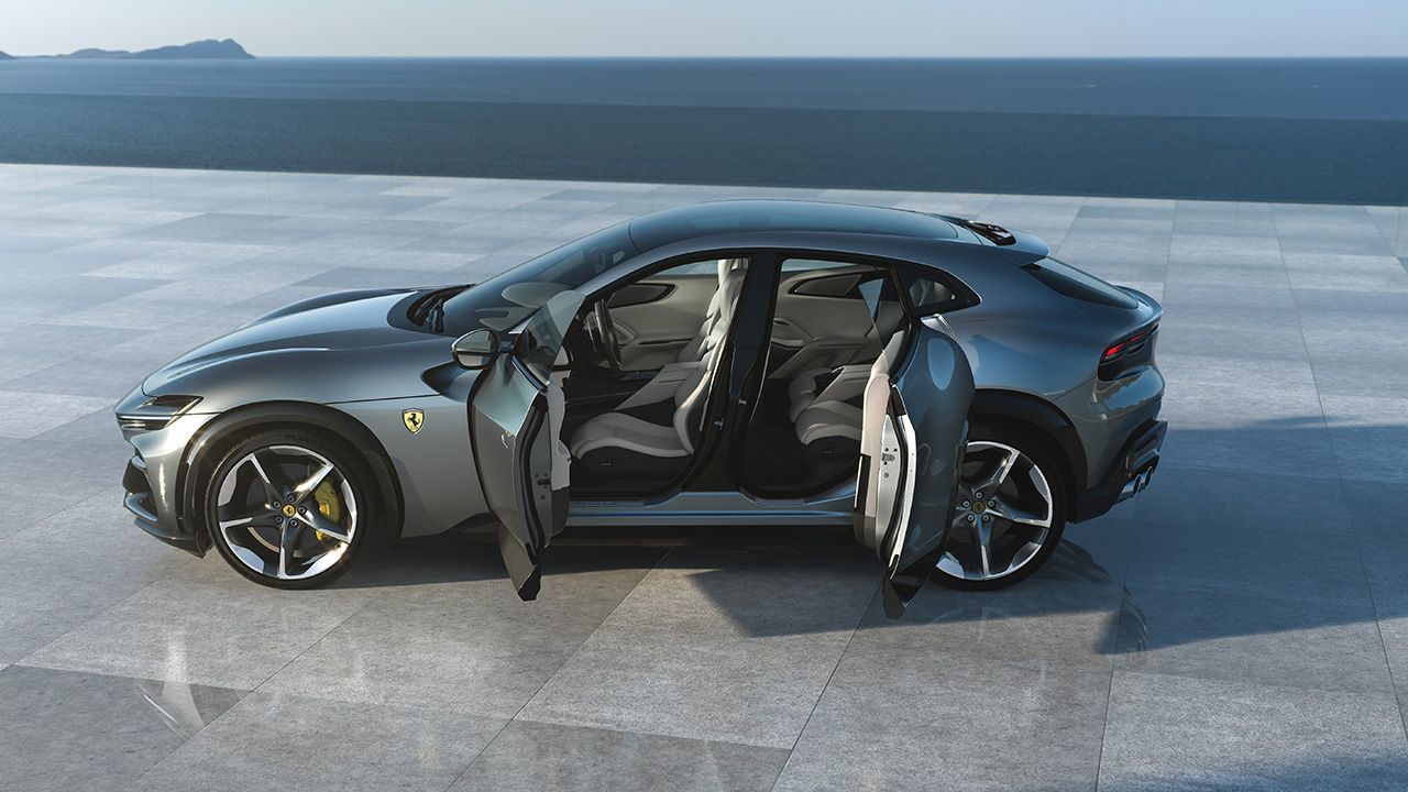 Ferrari Purosangue Side Profile