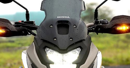 Honda CB200X Windshield View