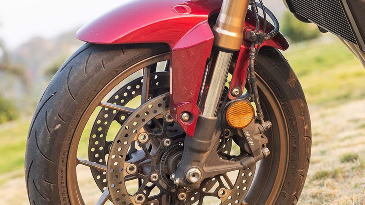 Honda CB650R Front Brake View