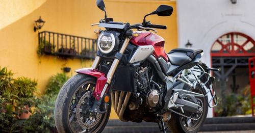 Honda CB650R Front Left View