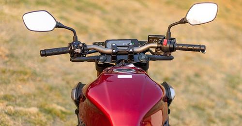 Honda CB650R Handle Bar View
