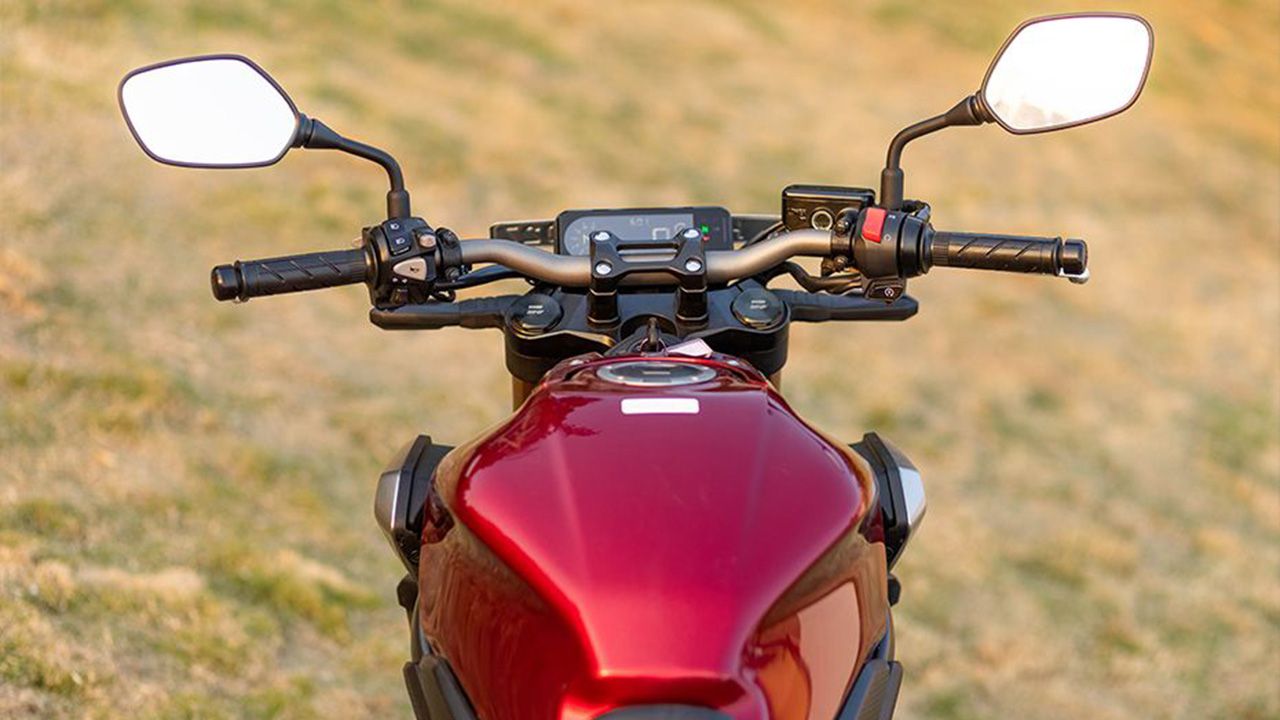Honda CB650R Handle Bar View