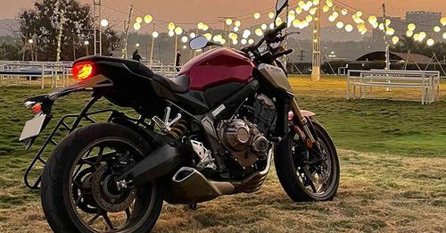Honda CB650R Rear Right View