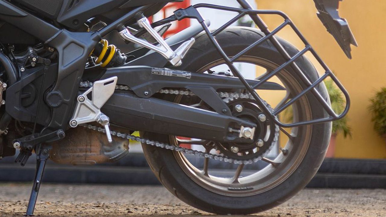 Honda CB650R Rear Tyre View