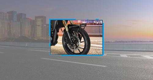 Keeway K300 N Front Brake View