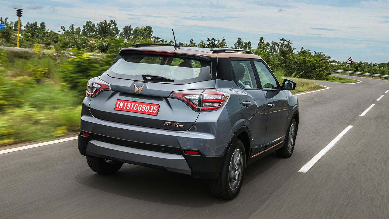Mahindra XUV400 rear angle1