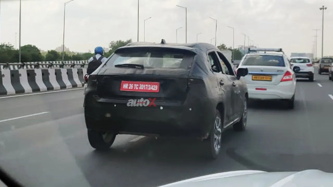 Maruti Suzuki Baleno Cross Spy Shot Rear